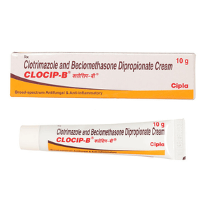 Clocip B Cream 10 gm (Clotrimazole/Beclometasone)